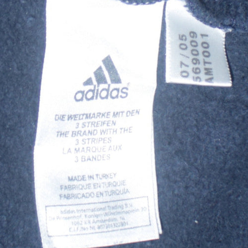 Adidas Men's Black Crew Neck Pullover Sweatshirt Size M