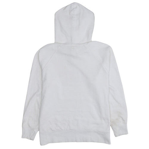 Levi's Men's White Pullover Hoodie Medium Logo Fleece Sweatshirt