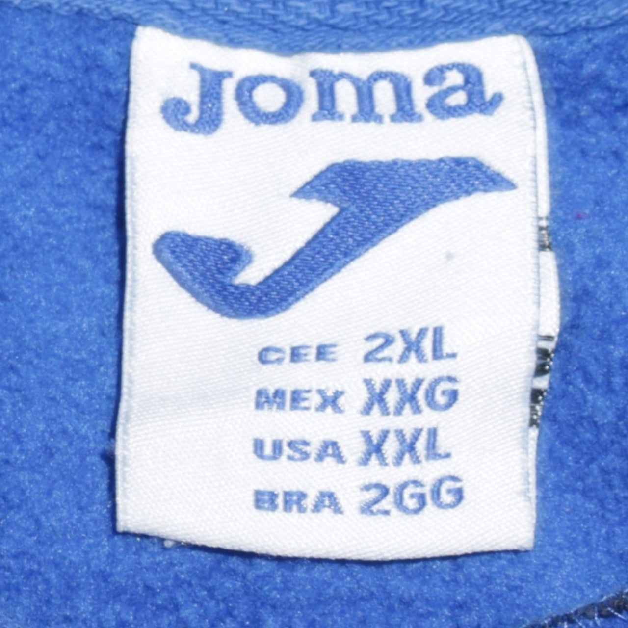 Joma Men’s Blue 2XL Pullover Hoodie Football Fleece Sweatshirt