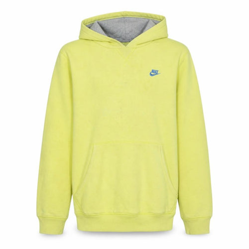 Nike Boys Yellow Pullover Hoodie Sweatshirt 12-13 Years Fleece Logo
