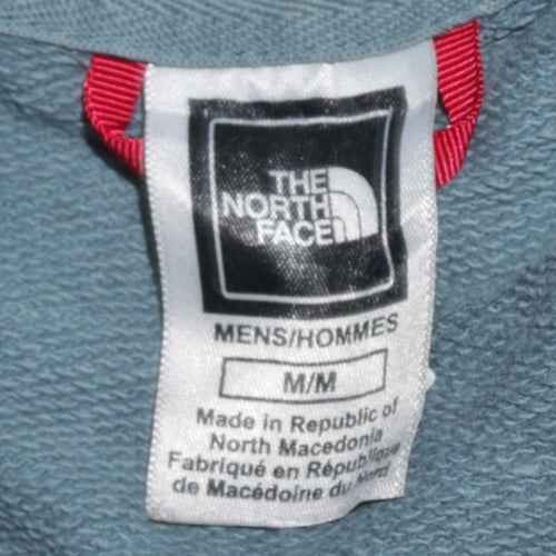 The North Face Men's Blue Medium Pullover Hoodie with Logo