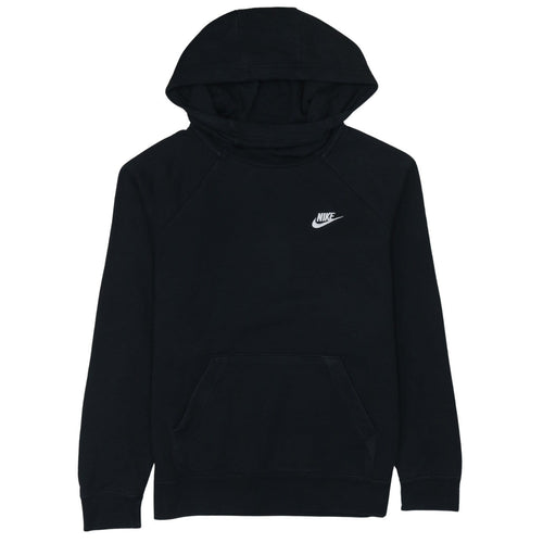 Nike Men’s Black Pullover Hoodie S Regular Fit Fleece Sweatshirt
