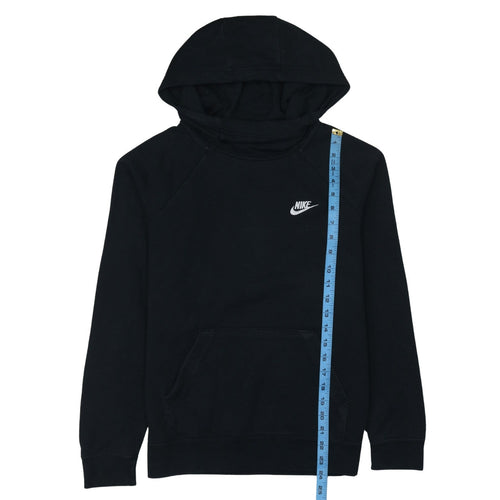 Nike Men’s Black Pullover Hoodie S Regular Fit Fleece Sweatshirt