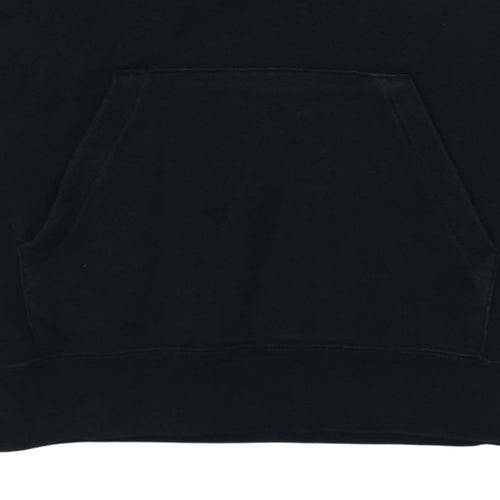 Nike Men’s Black Pullover Hoodie S Regular Fit Fleece Sweatshirt
