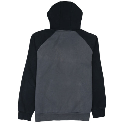 Ellesse Men's Grey Pullover Hoodie L Logo Embroidered Fleece Sweatshirt