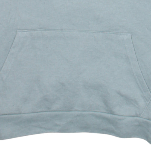 Under Armour Teens Grey Logo Pullover Hoodie Size L Fleece