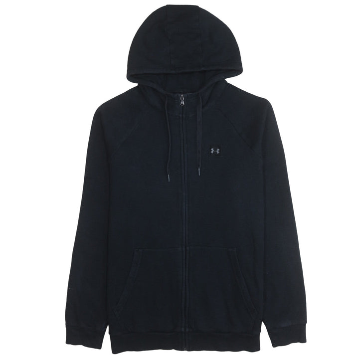 Under Armour Mens Black Full Zip Hoodie Size L Regular Fit