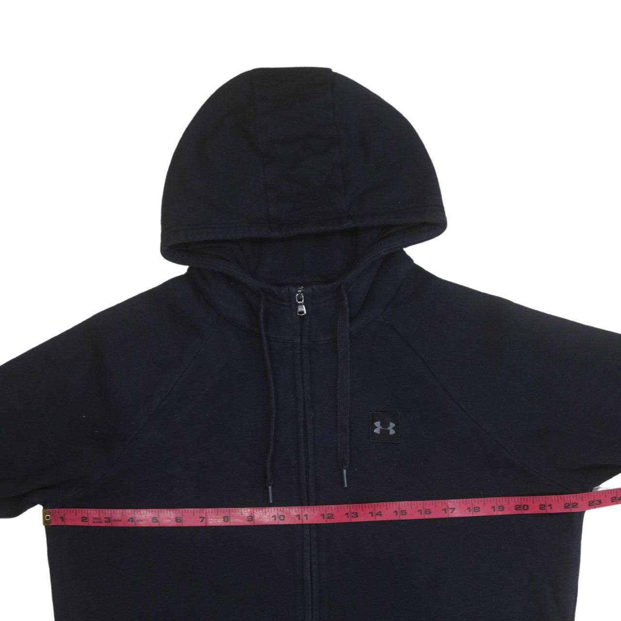 Under Armour Mens Black Full Zip Hoodie Size L Regular Fit