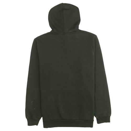 Puma Men's Green Medium Pullover Hoodie Logo Sportswear
