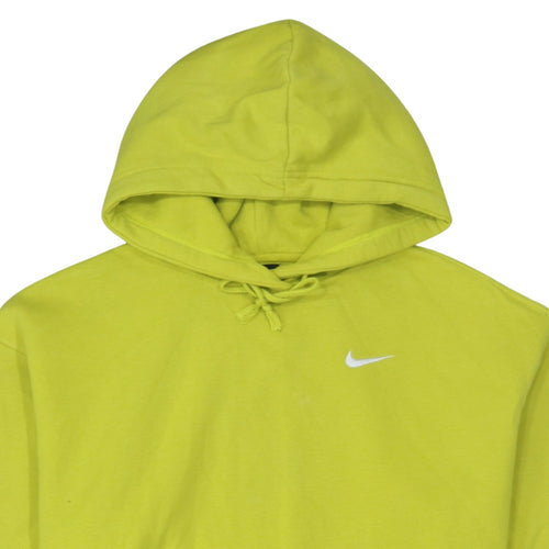 Nike Men's Green Pullover Hoodie Medium Regular Fit Sportswear