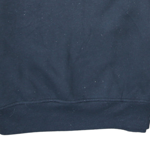 Fila Mens Black Medium Crew Neck Pullover Sweatshirt