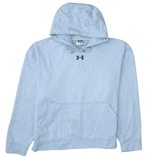 Under Armour Mens Blue XS Pullover Hoodie Cotton Blend