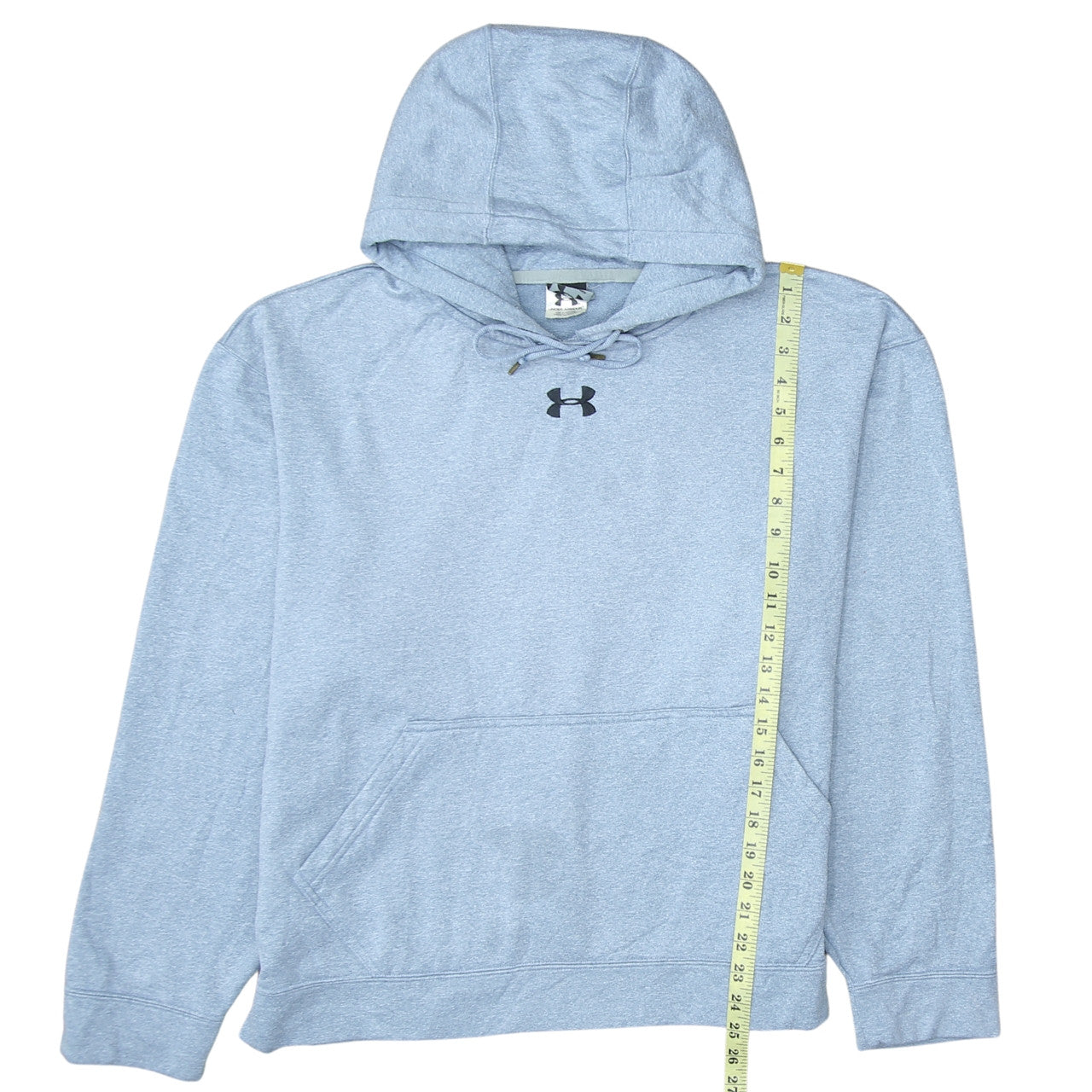 Under Armour Mens Blue XS Pullover Hoodie Cotton Blend