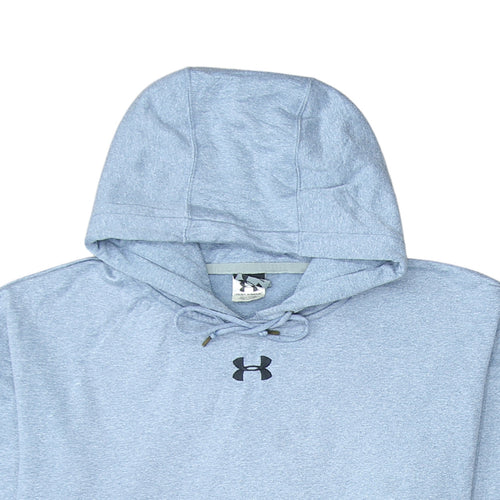 Under Armour Mens Blue XS Pullover Hoodie Cotton Blend