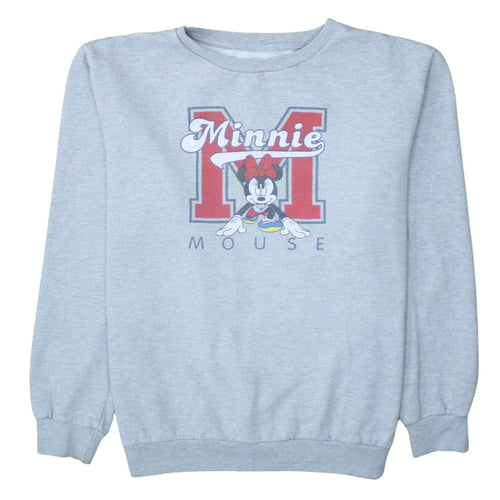 Mandarin Unisex Grey Minnie Mouse Pullover Sweatshirt 2XL