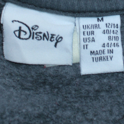 Disney Dumbo Black Sweatshirt Womens M 12/14 Crew Neck Pullover
