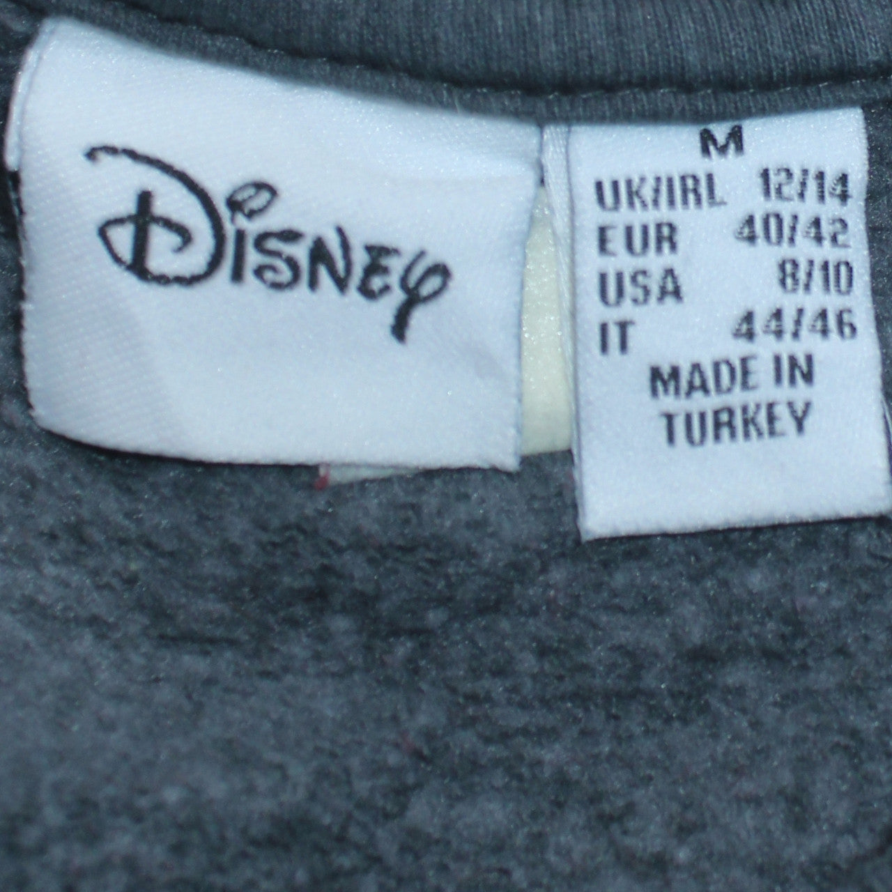 Disney Dumbo Black Sweatshirt Womens M 12/14 Crew Neck Pullover
