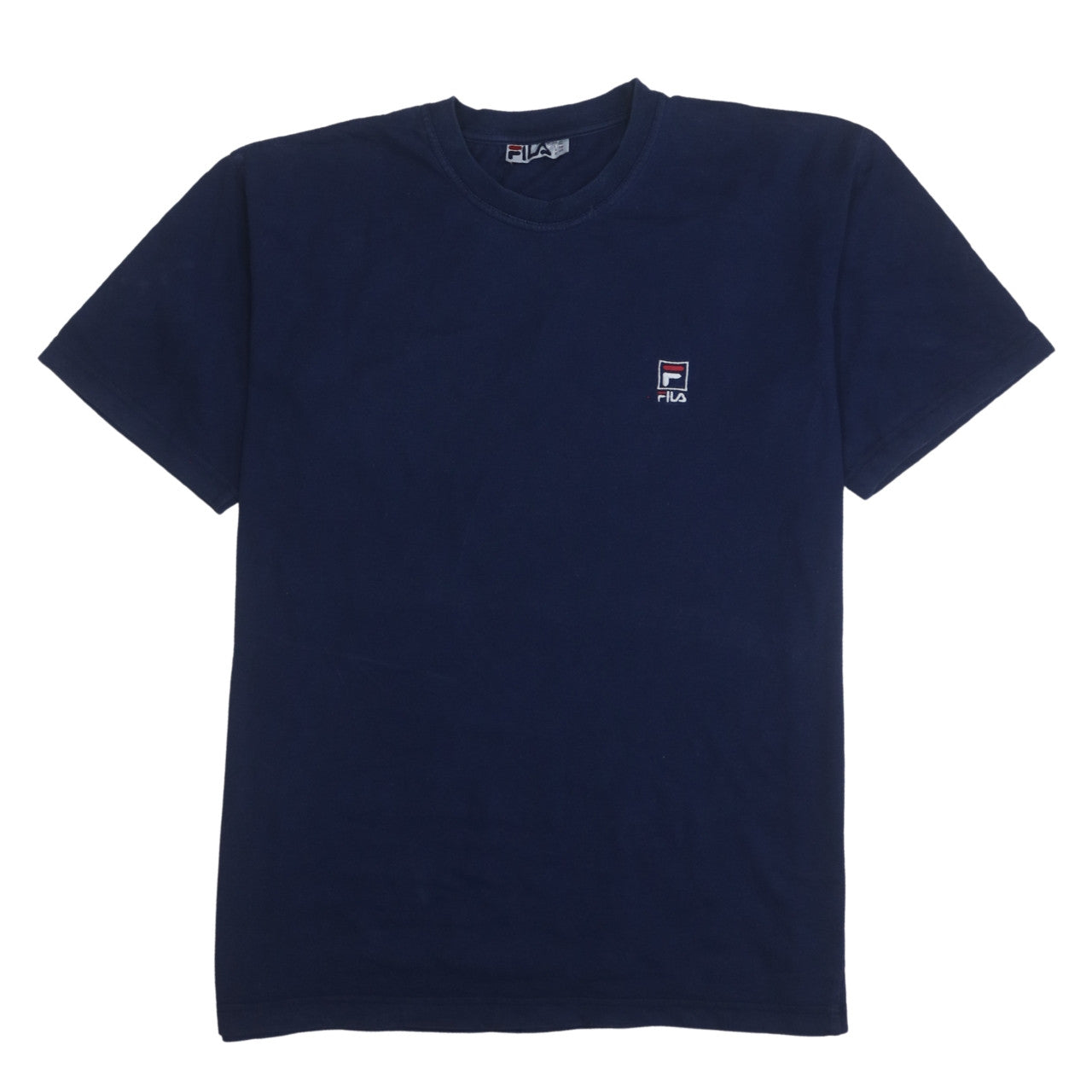 FILA Men's Navy Blue XL Classic Crew Neck Cotton T-Shirt