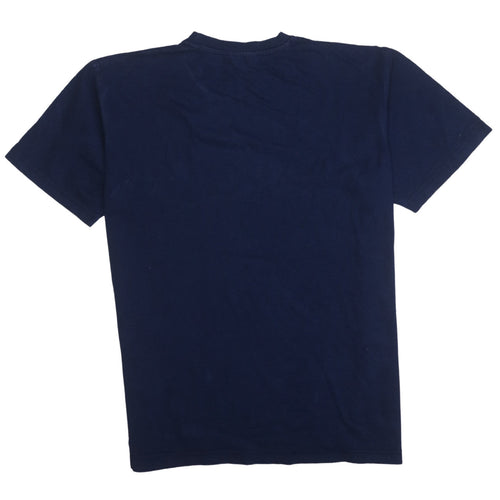 FILA Men's Navy Blue XL Classic Crew Neck Cotton T-Shirt