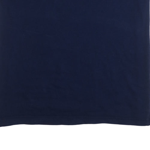 FILA Men's Navy Blue XL Classic Crew Neck Cotton T-Shirt
