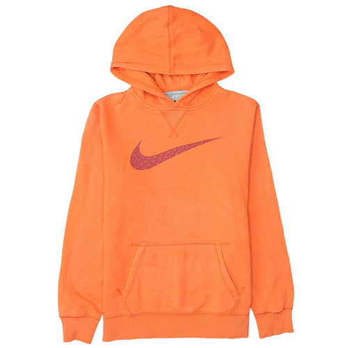 Nike Boys Orange XL Pullover Hoodie Sweatshirt Cotton Blend Logo Design
