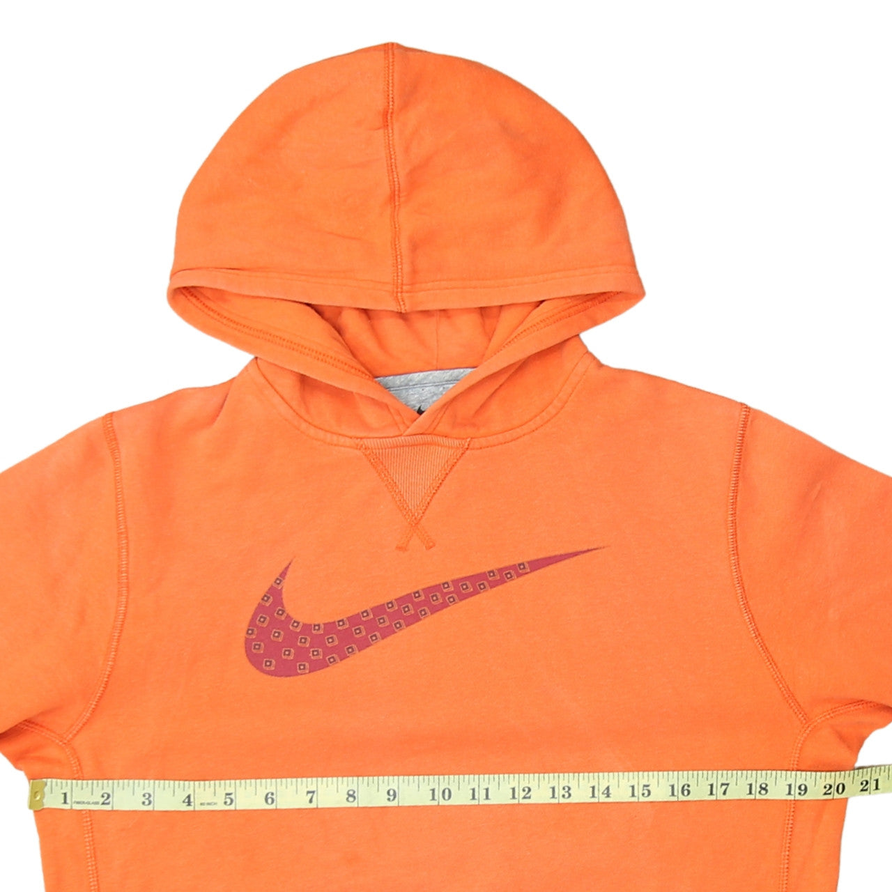 Nike Boys Orange XL Pullover Hoodie Sweatshirt Cotton Blend Logo Design