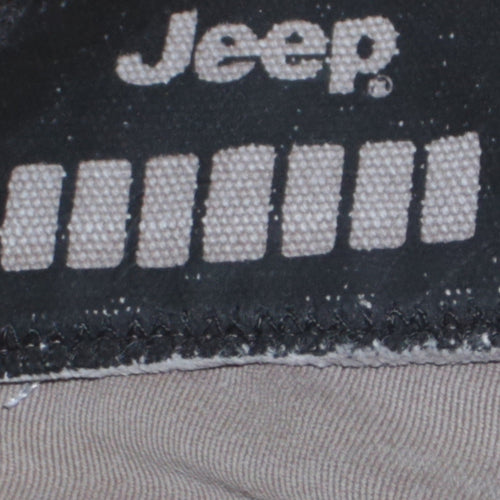 Jeep Men's Beige Cargo Trousers Size M Regular Cotton Utility Pants