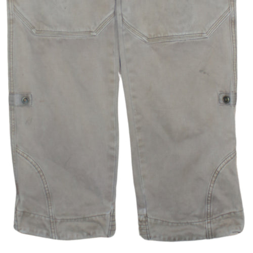 Jeep Men's Beige Cargo Trousers Size M Regular Cotton Utility Pants
