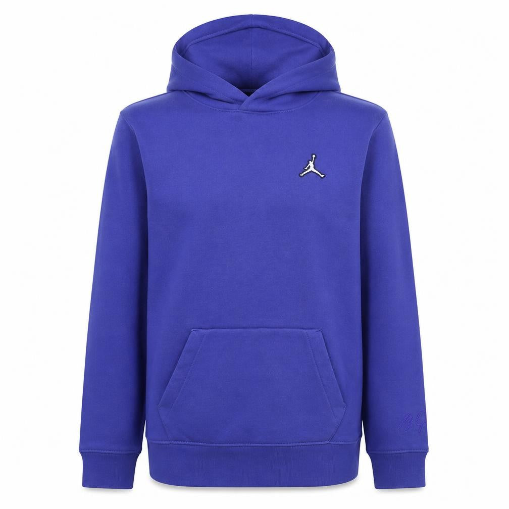 Front view of Jordan boys’ blue pullover hoodie xl 13-15 years cotton blend