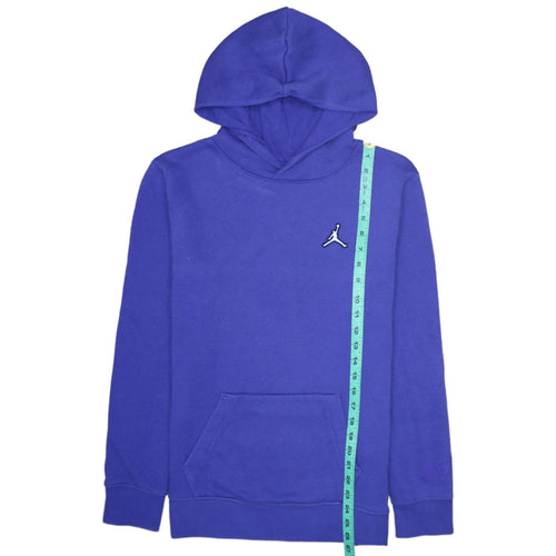 Jordan Boys Blue Pullover Hoodie XL 13-15 Years Cotton Blend