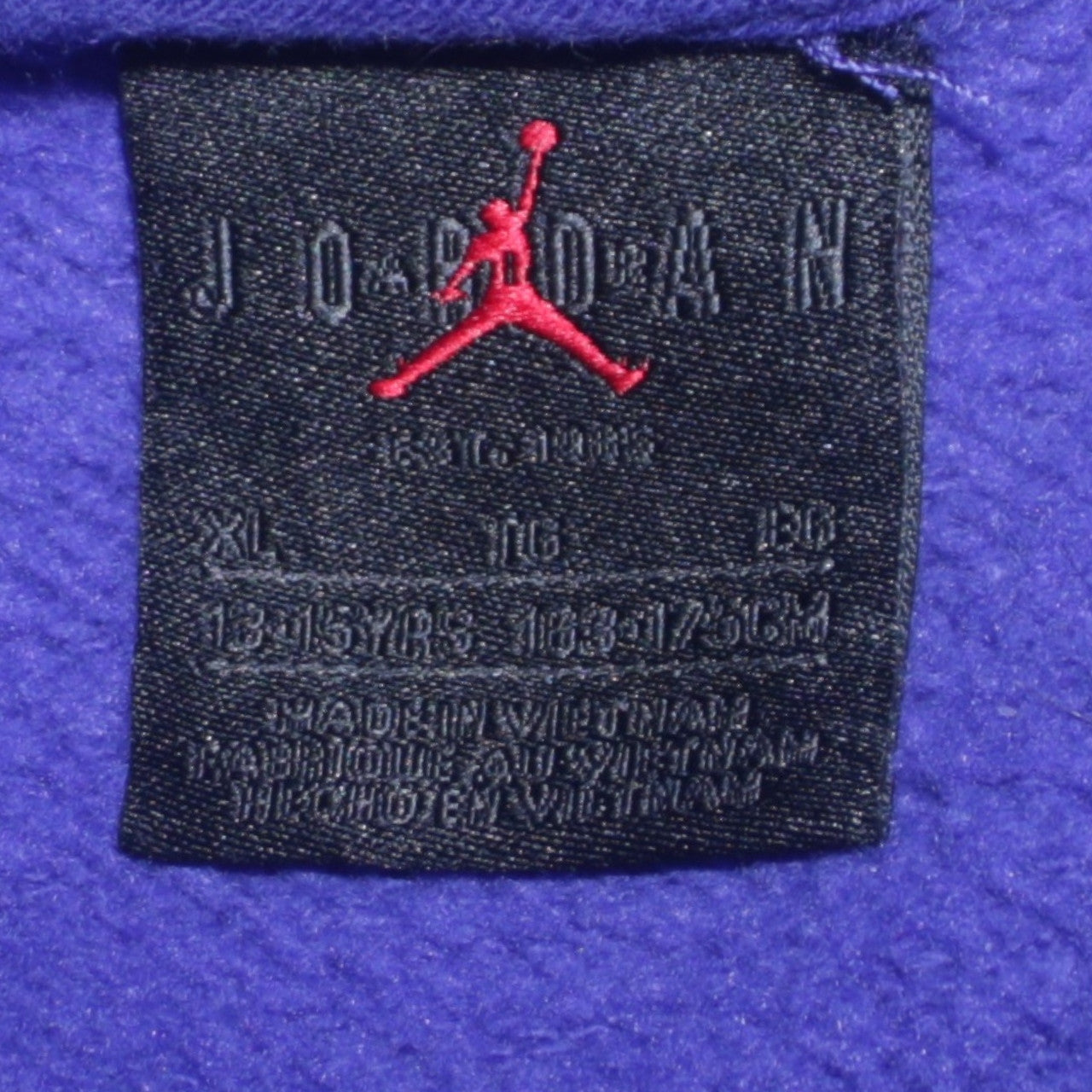 Jordan Boys Blue Pullover Hoodie XL 13-15 Years Cotton Blend