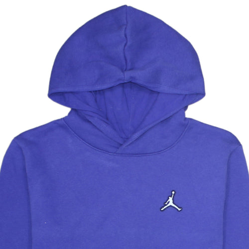Jordan Boys Blue Pullover Hoodie XL 13-15 Years Cotton Blend