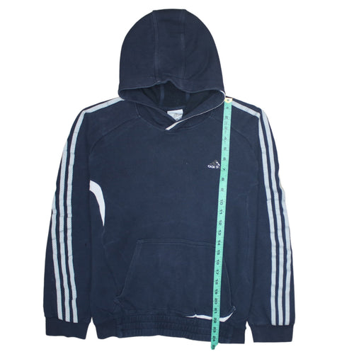 Adidas Men's Blue Pullover Hoodie S Regular Fit Sports Fleece