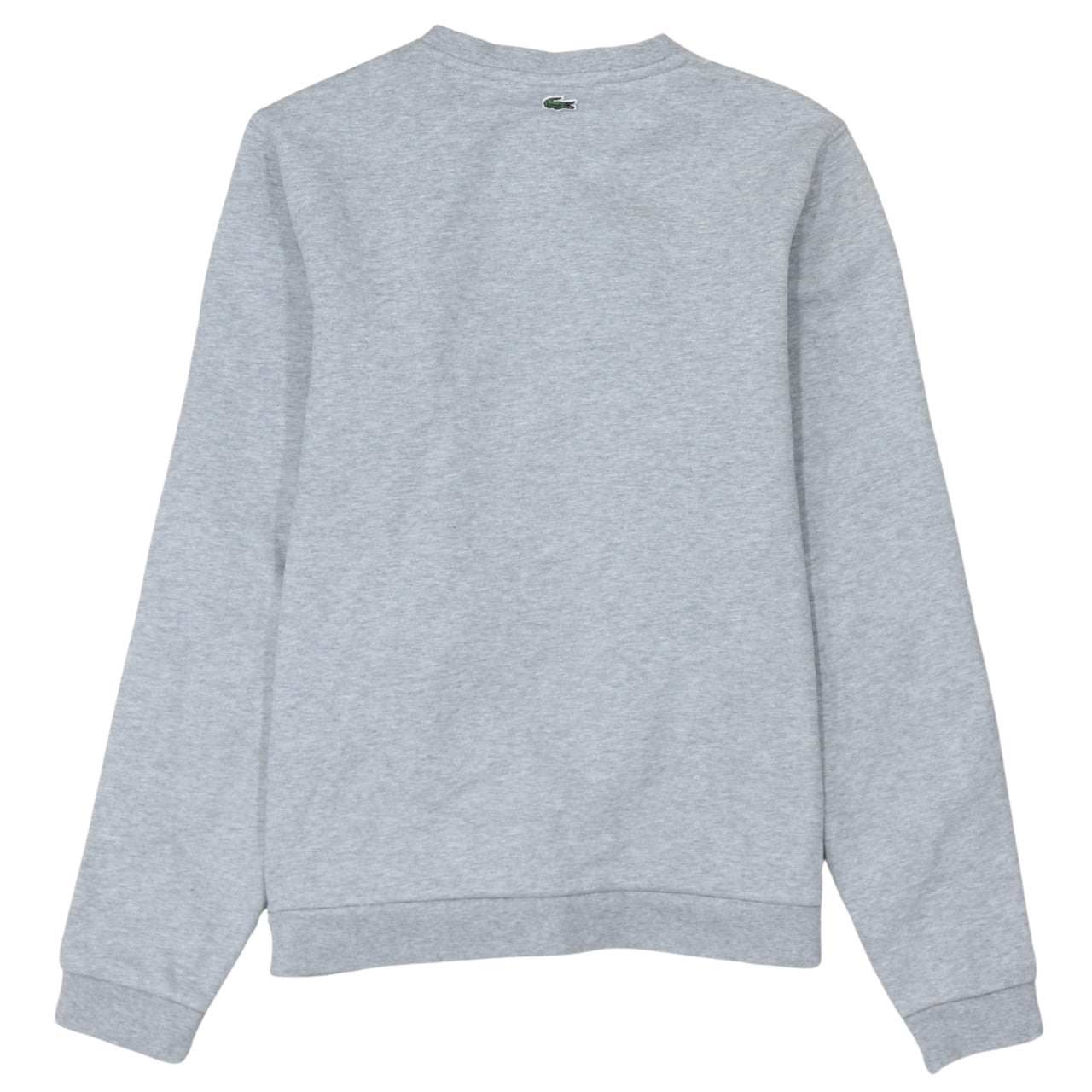 Lacoste Boys Grey Crew Neck Sweatshirt Size 16 Regular Fit Cotton Blend