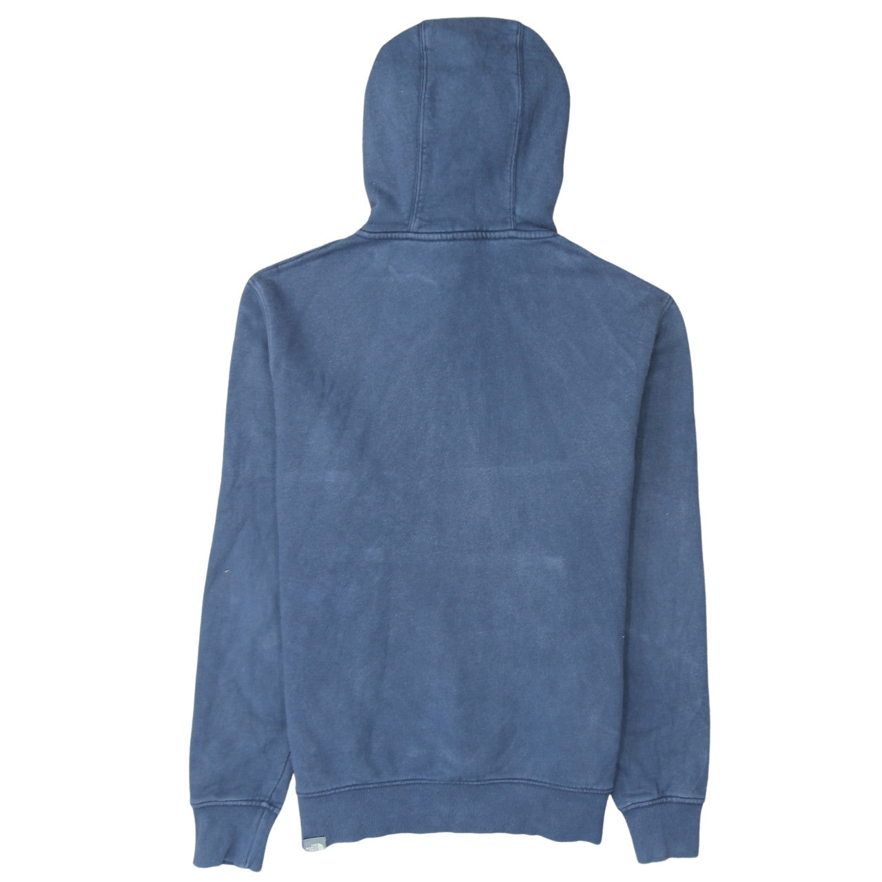 The North Face Men's Blue Pullover Hoodie Size M Embroidered Logo Cotton