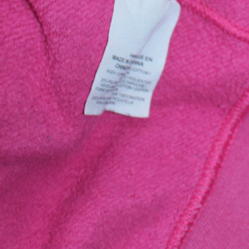 Nike Womens Pink Full Zip Fleece Hoodie Small Classic Fit