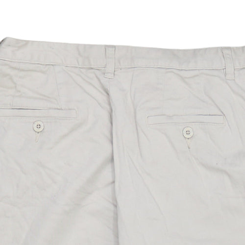 Lee Khakis Womens Beige 14M Cotton Blend Capri Jeans