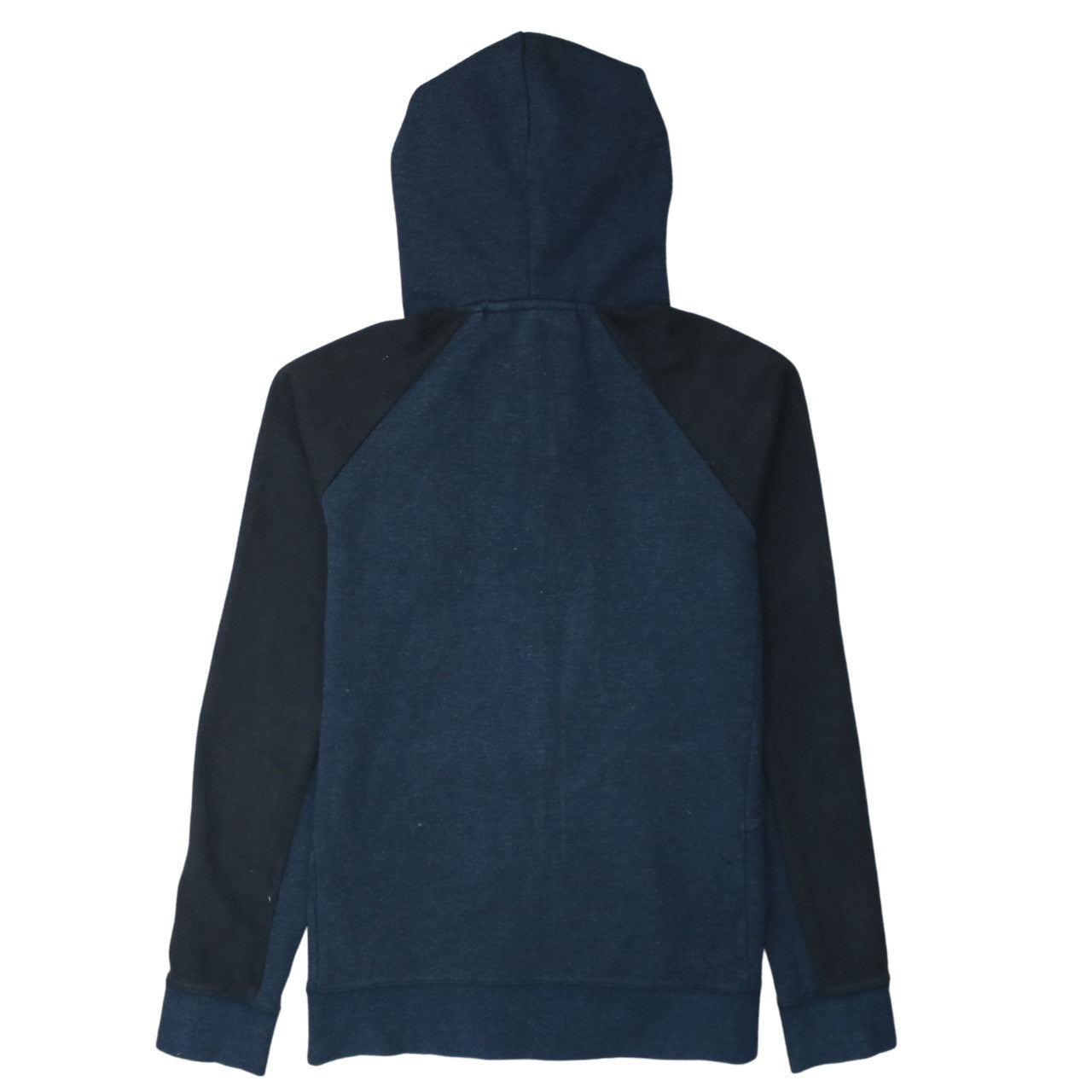 Diesel Men's Blue Full Zip Hoodie Small Logo Cotton Blend