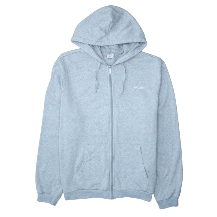 Lee Cooper Mens Grey 2XL Full Zip Hoodie