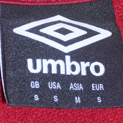 Umbro Men’s Red 1/4 Zip Sweatshirt Castleknock Hotel S