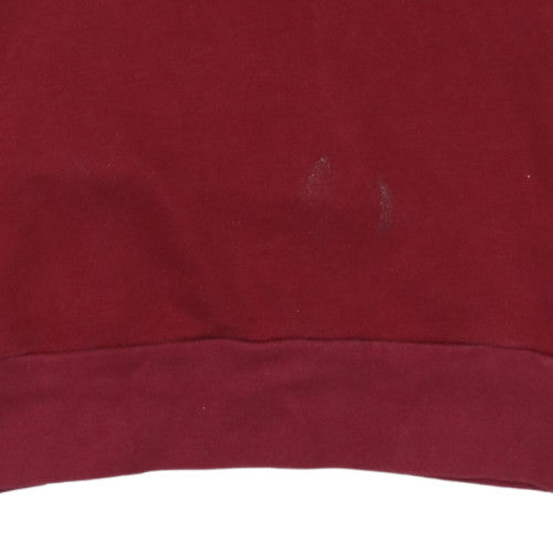 Umbro Men’s Red 1/4 Zip Sweatshirt Castleknock Hotel S