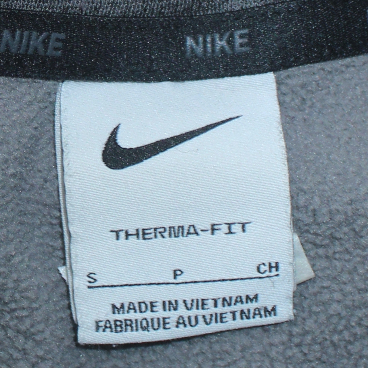 Nike Men's Grey Therma-Fit Pullover Sweatshirt Size S