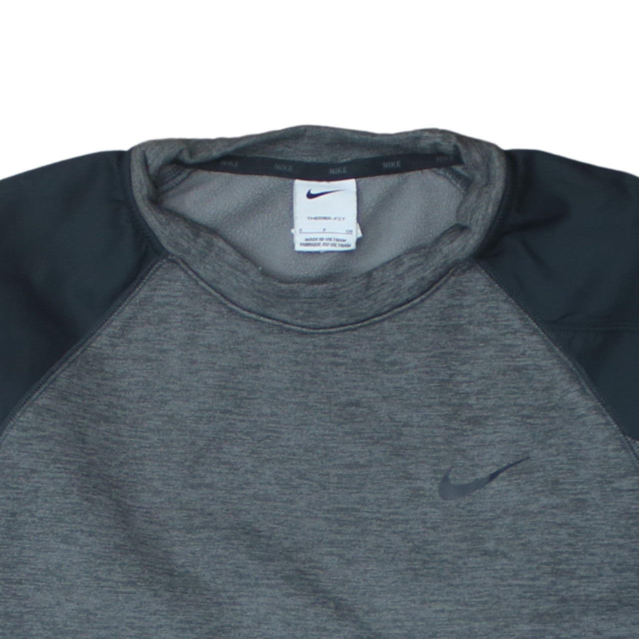 Nike Men's Grey Therma-Fit Pullover Sweatshirt Size S
