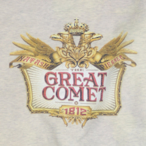 Lane Seven Men's Beige The Great Comet 1812 Graphic Pullover Sweatshirt M