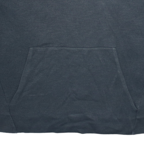 Nike Men's Grey 2XL Pullover Hoodie with Logo and Pocket