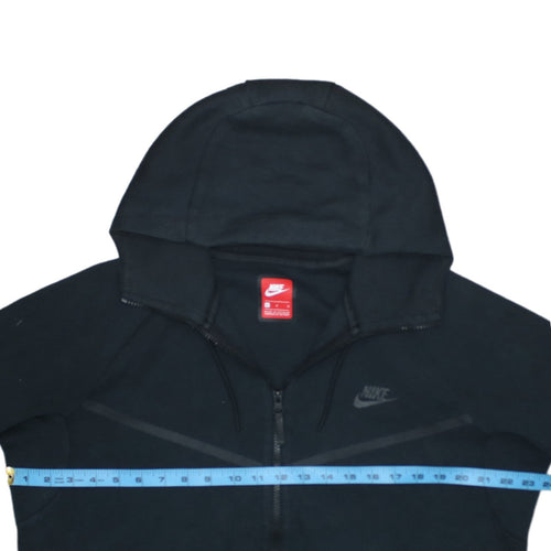 Nike Men's Black Full Zip Hoodie Size L Fleece Sportswear