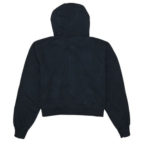 Ellesse Womens Black Full Zip Hoodie UK 14 Regular Fit Logo Sportswear