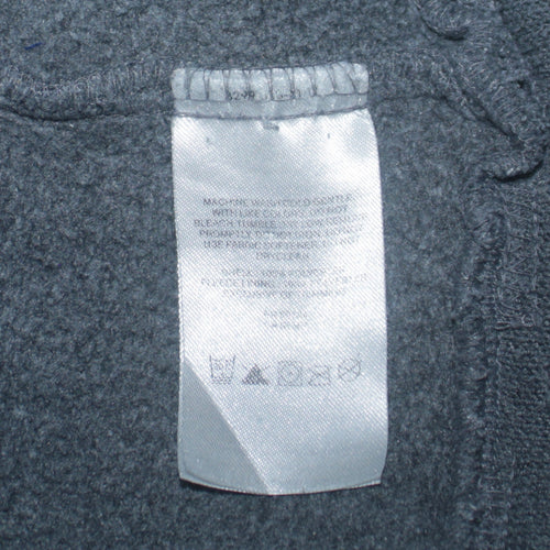 Columbia Men Grey 1/4 Zip Fleece Pullover Sweatshirt M Outdoor