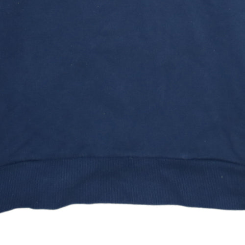 Adidas Mens Blue Essentials Performance Crew Neck Sweatshirt Small