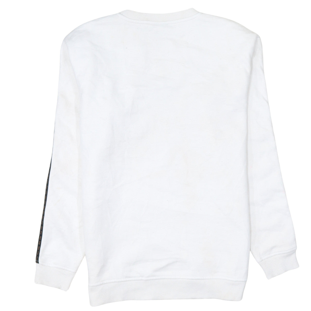 FILA Men's White Logo Pullover Sweatshirt Size L Crew Neck